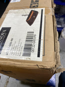 Vinnova Udine Reddish Brown Glass Rectangular Bathroom Vessel Sink without Faucet, Above Counter (00122-GBS-RB)