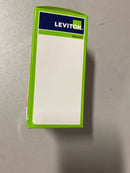 Leviton Countdown Timer Switch for household lights, heaters and exhaust fans, 30 min, 1-2-4 hour, No Neutral Wire Required, Single Pole, 15A, 1/2 HP/9.8A Fan/Motor, DT104-1LW, White