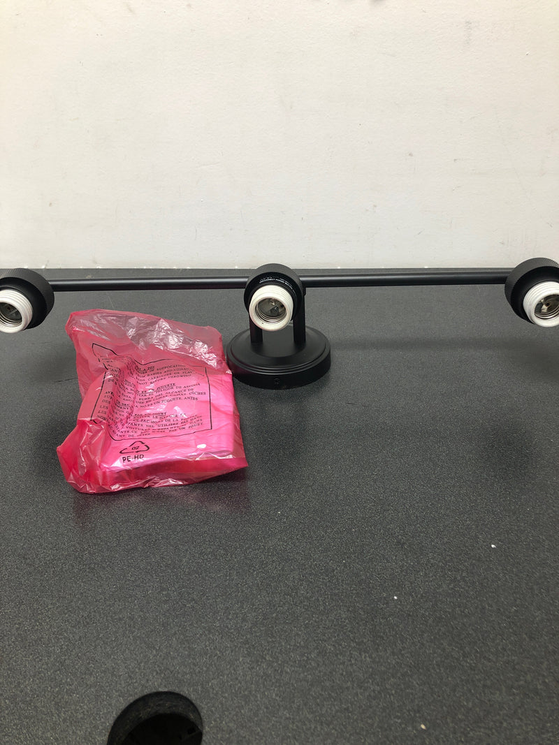 Signature Hardware 479836 Albury 3 Light 25" Wide Bathroom Vanity Light - Matte Black