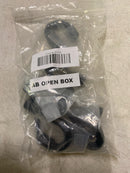 Franklin Brass B47246K-FB-C Bar 1-9/16 Inch Wide Coat and Hat Hook - Pack of 4 - Matte Black