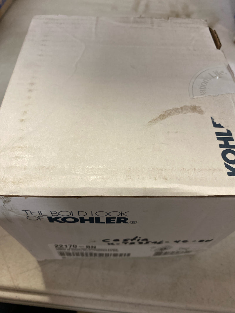 Kohler K-22170-BN Purist 2.5 GPM Multi Function Shower Head with MasterClean and Katalyst Air-Induction Spray Technology - Vibrant Brushed Nickel