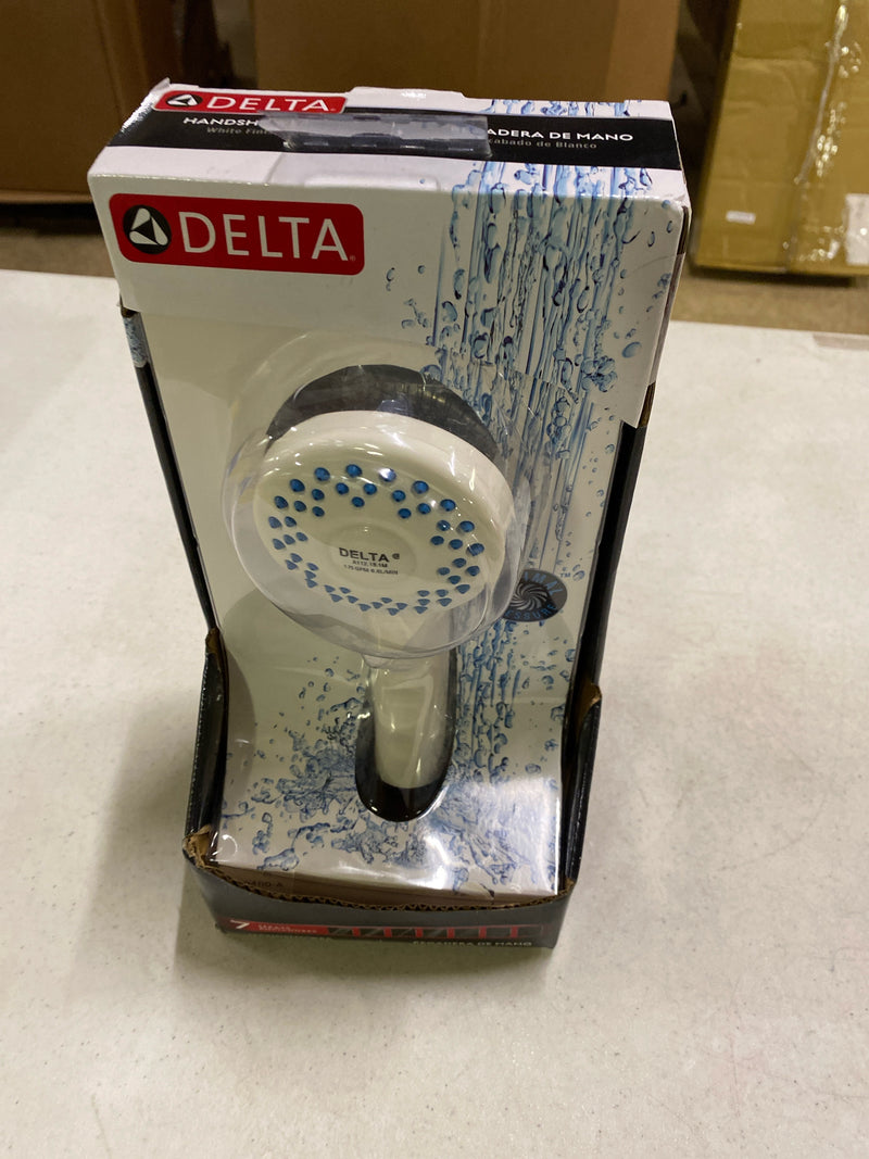 Delta White 7 settings Showerhead 1.75 gpm