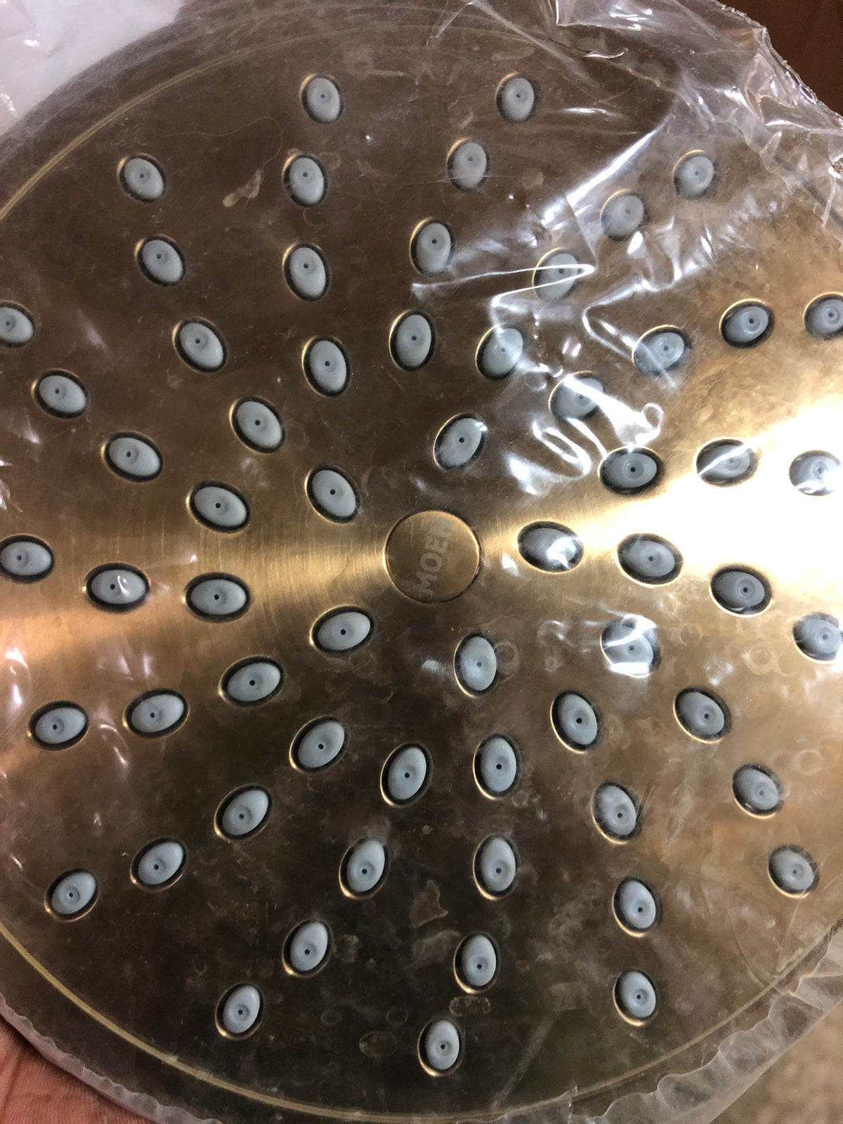 Moen 6345BG Moen 2.5 GPM Single Function Rain Shower Head - Brushed Gold