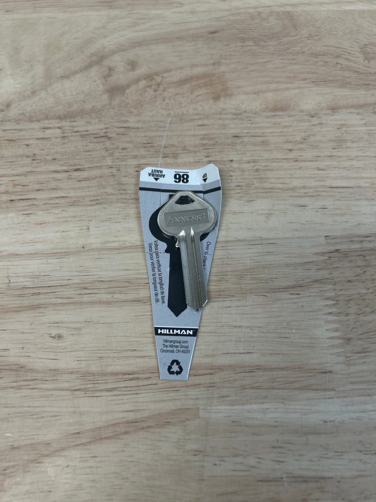 Hillman 88070 #86 Russwin Lock Key Blank