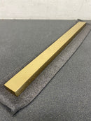 Alno A440-12-PB Tempo 12" Center to Center Modern Linear Solid Brass Large Cabinet Handle with Recessed Lip Grip - Polished Brass