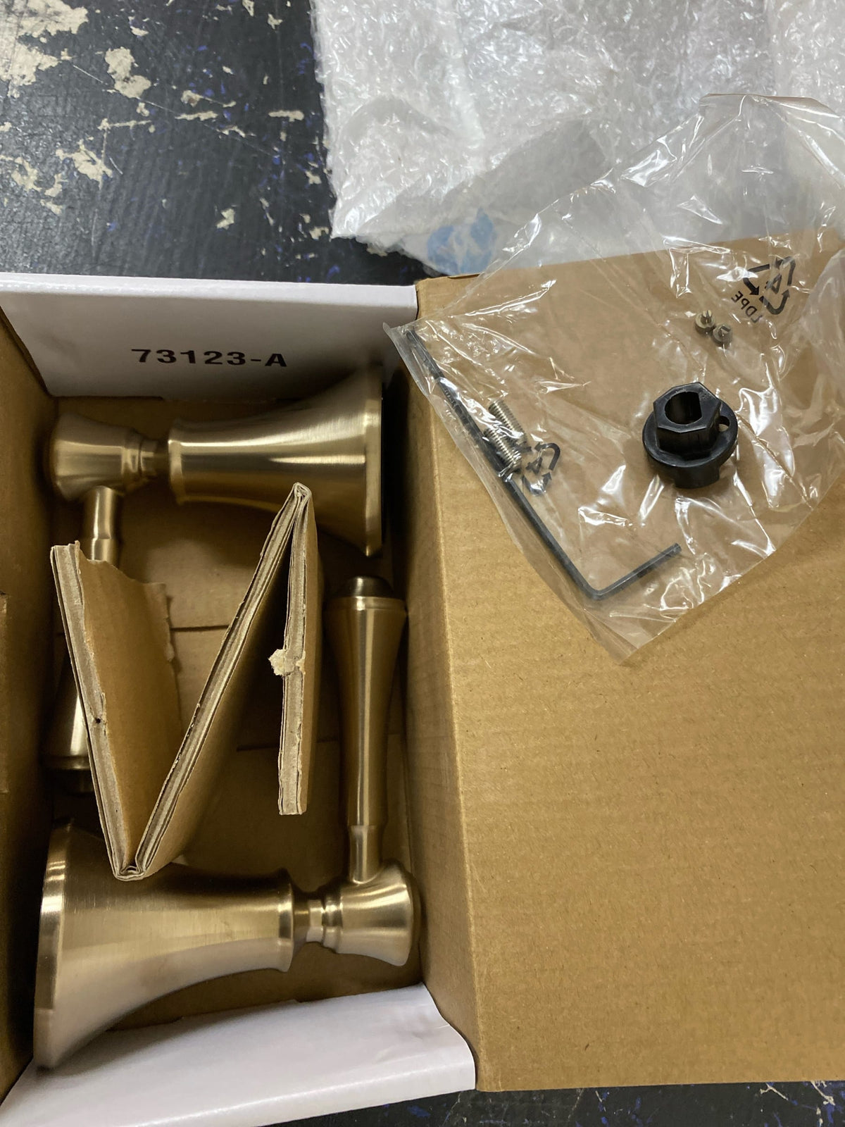 Delta H697CZ Cassidy Two Lever Bath Roman Tub Handle Kit - Champagne Bronze