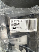 Knape and Vogt KV8071PEZEB14 14 Inch 3/4 Extension Ball Bearing Cabinet Door Pivot Slide with 30 Pound Weight Capacity - Pair - Black