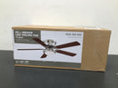 Unbranded AL383LED-BN Hugger 52 in. LED Indoor Brushed Nickel Ceiling Fan with Light Kit