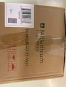 Millennium RAS10-WH Restoration One Light Angle Shade from R Series Collection in White Finish