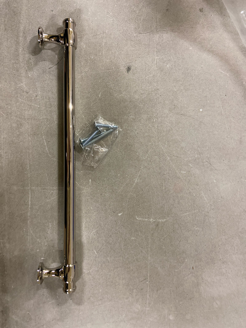 Amerock Winsome 10-1/16 inch (256mm) Center-to-Center Polished Nickel Cabinet Pull, BP36772PN