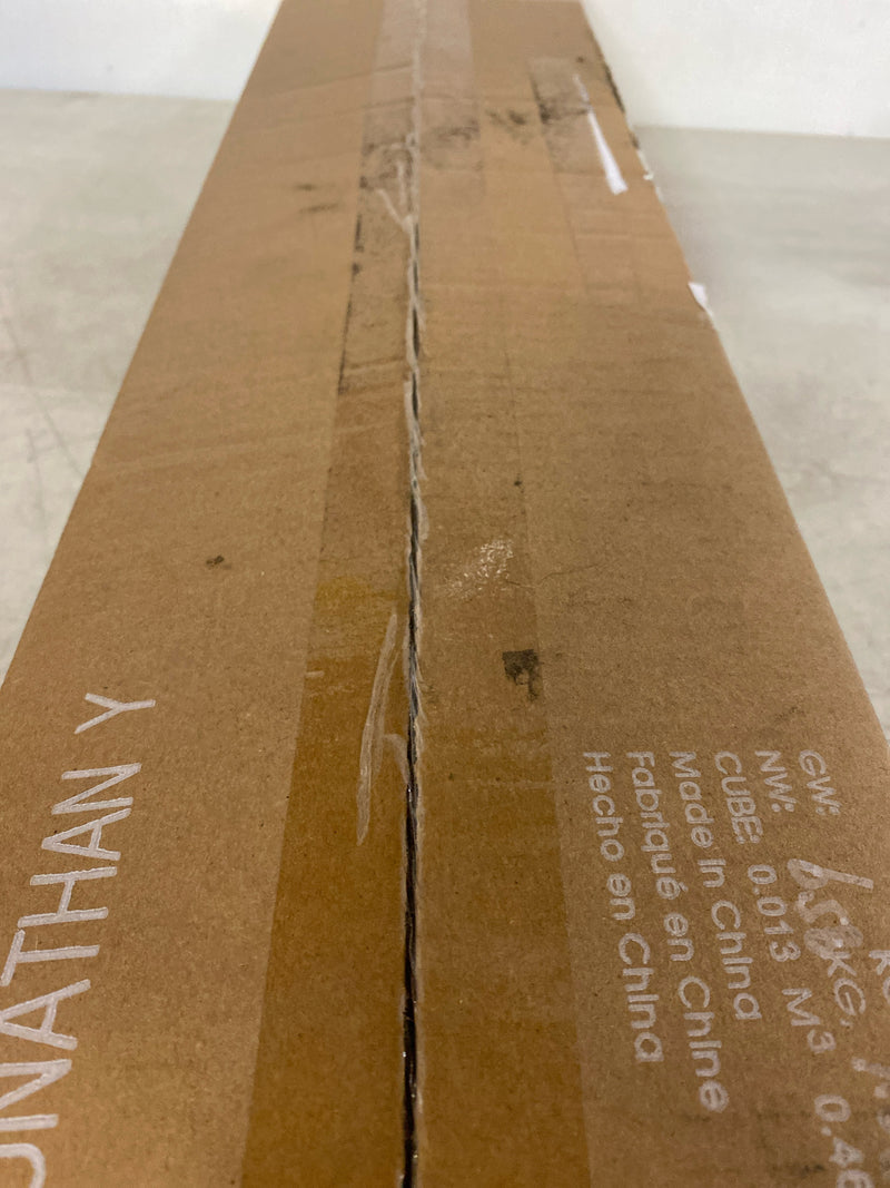 JONATHAN Y JYL7136A Anton 27.25" 1-Light Modern Minimalist Iron Adjustable Bar Integrated LED Plug-in Sconce, Black for Entry, Living Room, Dining Room, and Bedroom