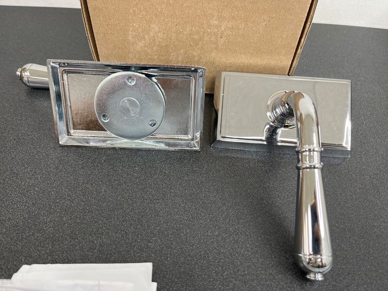 Emtek 805TUS15 Turino Reversible Non-Turning Two-Sided Dummy Door Lever Set from the Classic Brass Collection - Satin Nickel