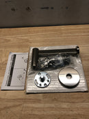 Emtek 2804US14 Modern Single Post Toilet Paper Holder from the Contemporary Collection - Polished Nickel