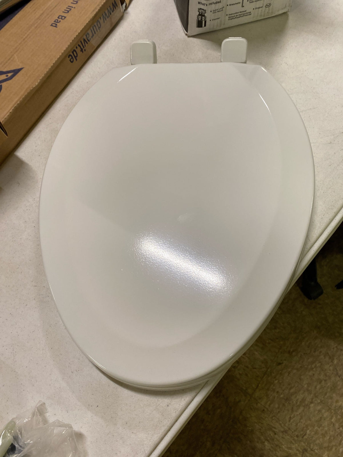 Kohler K25883-0 Triko Elongated Closed-Front Toilet Seat and Lid with Quiet-Close Technology White