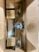 Progress Lighting Lassiter Collection 3-Light Clear Glass Modern Bath Vanity Light Brushed Nickel, 8.00x24.00x24.00