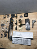 Baldwin 853851122LH Soho Left Handed Sectional Single Cylinder Keyed Entry Handleset with 5485V Interior Lever from the Estate Collection - Venetian Bronze