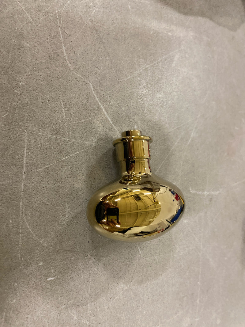 Baldwin 5025003MR Pair of Egg Knobs without Rosette from the Estate Collection Locking/Latching Mechanism Purchased Separately - Polished Brass