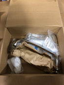 Elkay LK945AT12T6T ADA 3"-8" Adjustable Centers Wall Mount Food Service Faucet with 12" Reach Arc Tube Spout and 6" Blade Handles - Chrome