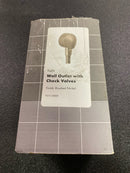 Hansgrohe 27458823 FixFit Wall Supply Elbow with Check Valve - Brushed Nickel