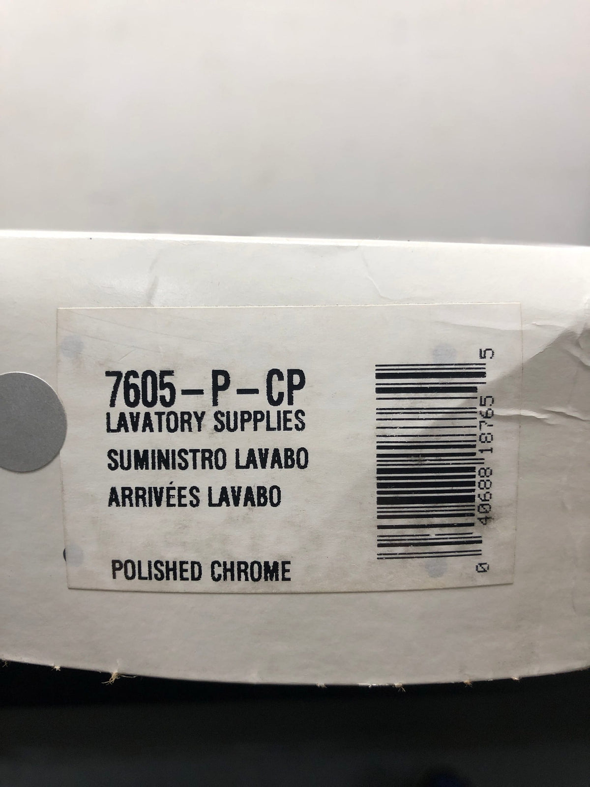 Kohler K-7605-P-CP 3/8" NPT Water Supply Angle Stop Valve - Polished Chrome