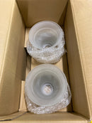 Progress Lighting 2-Light Etched Glass Traditional Bath Vanity Light, Trinity Collection, Indoor, P3191-09, Brushed Nickel