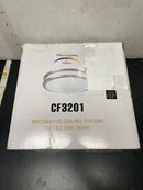 Elegant Lighting CF3201 Elitco Single Light 16 Inch Wide LED Flush Mount Ceiling Fixture - N/A