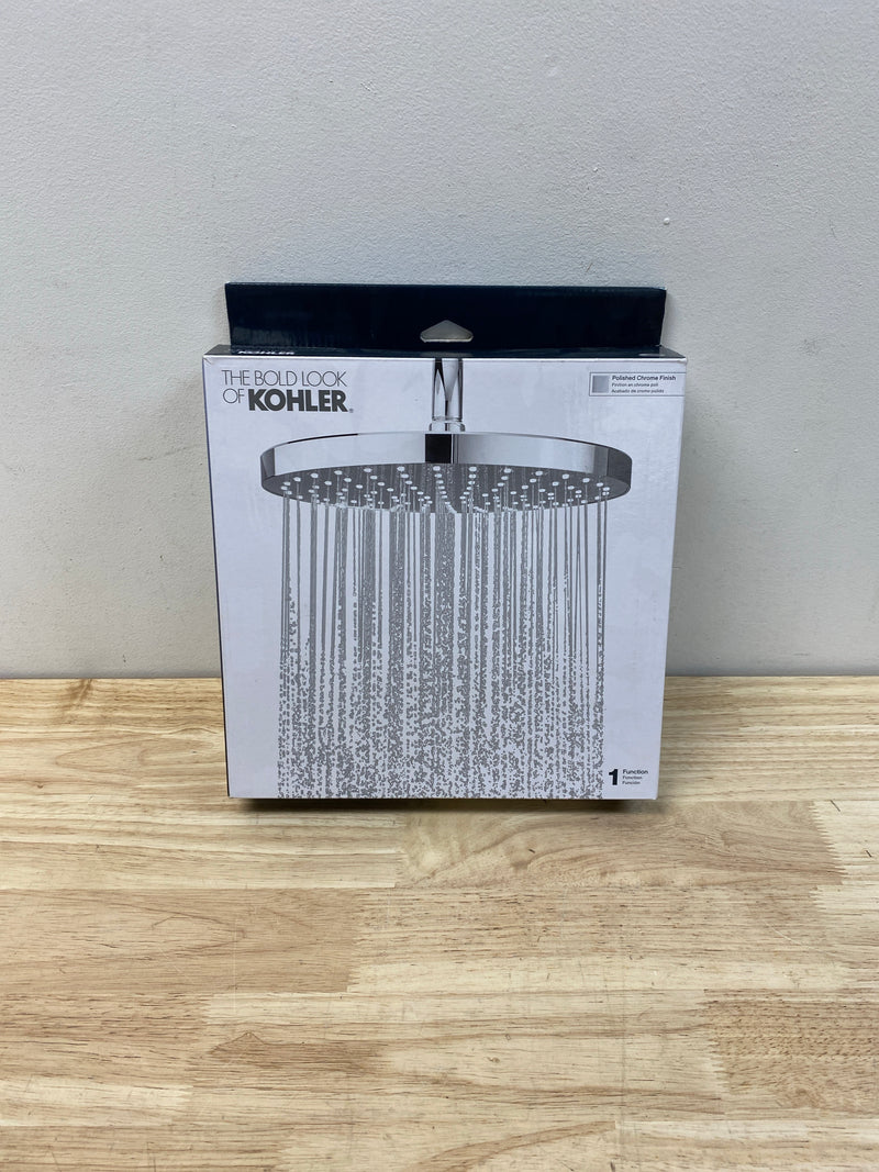 Kohler K-76465-Y-CP Awaken Round 10" Single Function 2.5 GPM Rainhead with MasterClean Sprayface - Polished Chrome