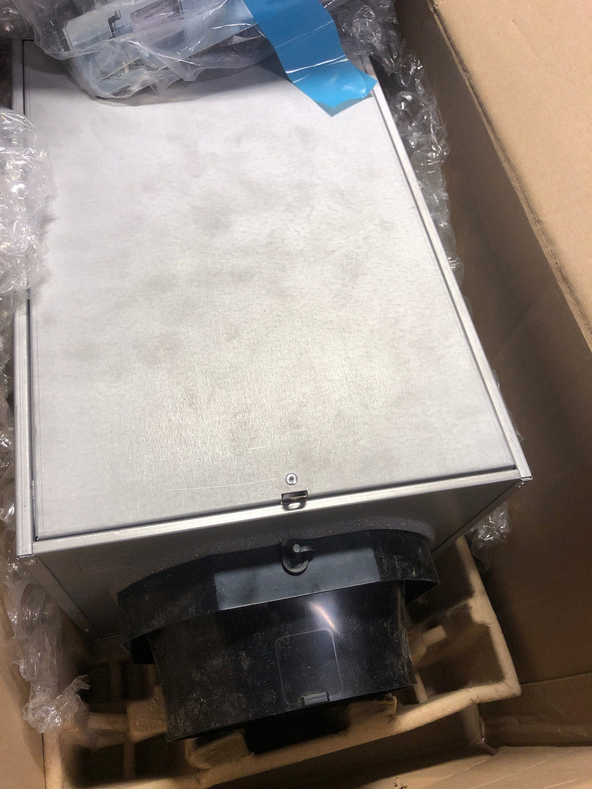 Broan FIN-180B-HW Fresh In Basic 180 CFM 0.65 Sone In-Line Mounted Supply Fan - N/A