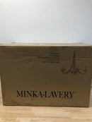 Minka Lavery 1045-677 Westchester County 5 Light 28" Wide Taper Candle Chandelier - Sand Coal with Skyline Gold Leaf