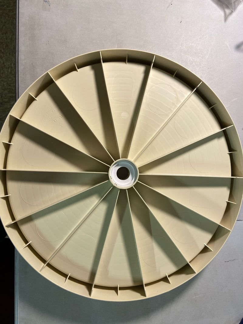 Rev-A-Shelf LD-2063-1836-15-1 Lazy Daisy Plastic 3-Shelf 18" Full Circle Lazy Susan for Corner Base Cabinets - Almond