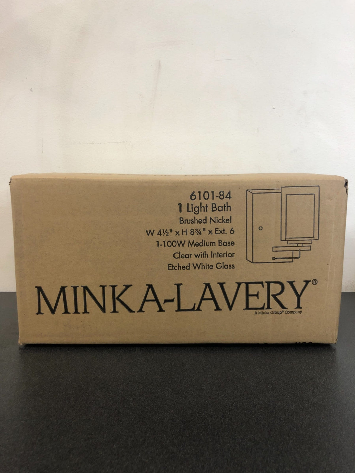 Minka Lavery 1 Light Bathroom Sconce from the Parsons Studio Collection