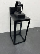 Hukoro FAY-US-OD-142-B-2 Martin 1-Light Matte Black Outdoor Wall Lantern Sconce with Clear Glass