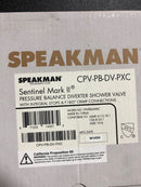 Speakman, CPV-PB-DV-PXC, Sentinel Mark II Pressure Balancing Diverter Shower Valve with Crimp Inlet Connections, Rough Brass