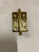 Deltana CH2015U3-UNL Solid Brass 2-Inch x 1-1/2-Inch Cabinet Hinge with Ball Tips