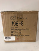 Z-Lite Jade 1 Light Pendant with White Fabric Shade