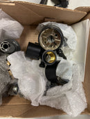 Delta T27984-BL Broderick 17 Series Pressure Balanced Valve Trim with Integrated Volume Control and 6 Function Diverter for Three Shower Applications - Less Rough-In - Matte Black