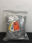 Achim DR54X40GY6 Darcy 54 in. W x 40 in. L Solid Polyester Rod Pocket Light Filtering Door Panel Curtain in Grey with Tieback