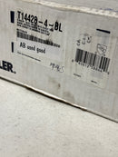 Kohler K-T14428-4-BL Purist Deck Mounted Roman Tub Filler - Matte Black