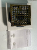 Kohler K-9136-AF Square Design Tile-In Shower Drain - French Gold