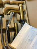 Signature Hardware 483874 Lexia 1.2 GPM Single Hole Bathroom Faucet with Pop-Up Drain Assembly - Brushed Gold