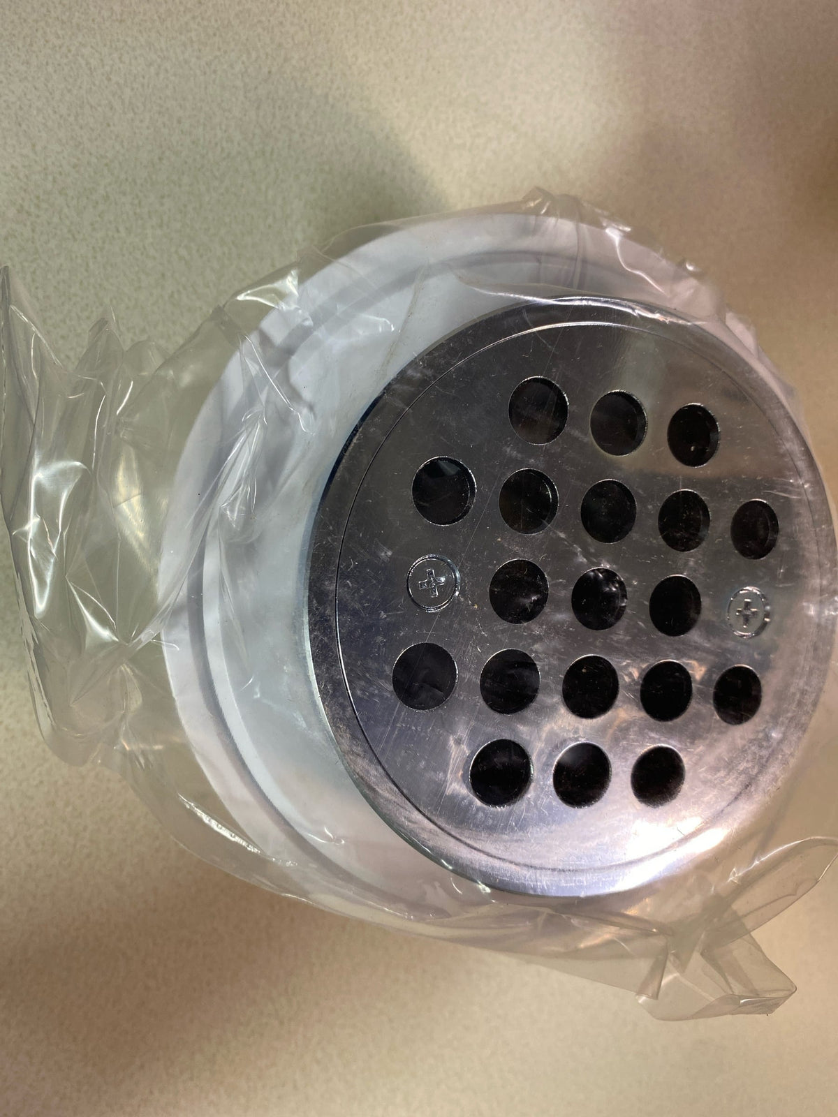 Signature Hardware SH439112CP FundamentALL 4-1/2" Round Shower Drain - Chrome