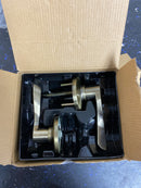 Kwikset 200BL-5 Balboa Reversible Passage Leverset - Antique Brass