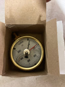 Noshok Brass Case Pressure Gauge, MIP, 10000 psi