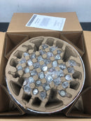 Home decorators collection LED-1138 Flenniken 15 in. Integrated LED Chrome and Crystal Flush Mount Ceiling Light Fixture