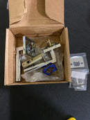 Emtek 5110HECUS26RH Hercules Right Handed Passage Door Lever Set with Square Rose from the Brass Modern Collection - Polished Chrome