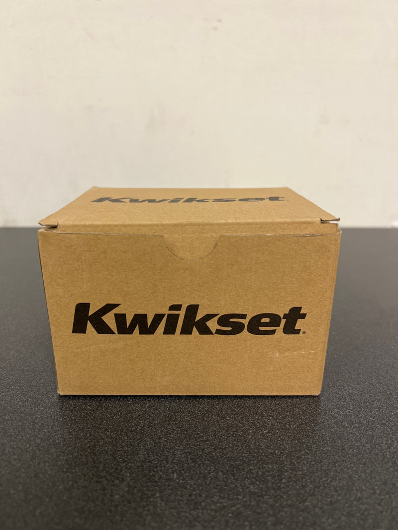 Kwikset 660SQT-514S Single Cylinder Keyed Entry Deadbolt from the Signature Series - Iron Black