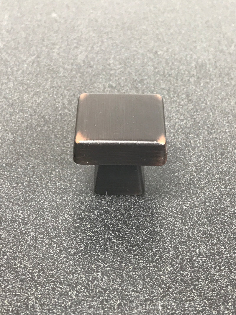 Amerock BP55271ORB Blackrock 1-3/16 Inch Square Cabinet Knob - Oil Rubbed Bronze