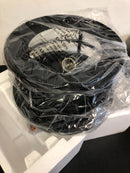 Z-Lite Exterior Additions Single Light 10" Wide Outdoor Flush Mount Drum Ceiling Fixture - Black