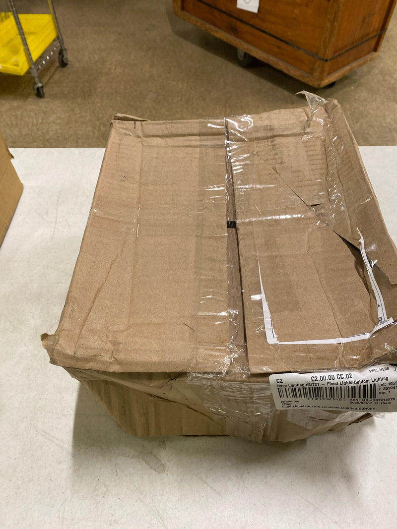 Satco 65/721 Dual Bullet-Head Security Flood Light, with Motion Sensor, 4000K, Black