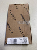 Baldwin 1051190I Square Ball Bearing Mortise Hinge, Black